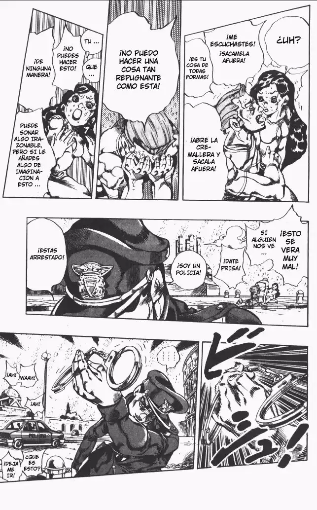 JoJo's Bizarre Adventure Parte 5: Vento Aureo Capitulo 139: El Réquiem Suena en Silencio, Parte 7 página 4