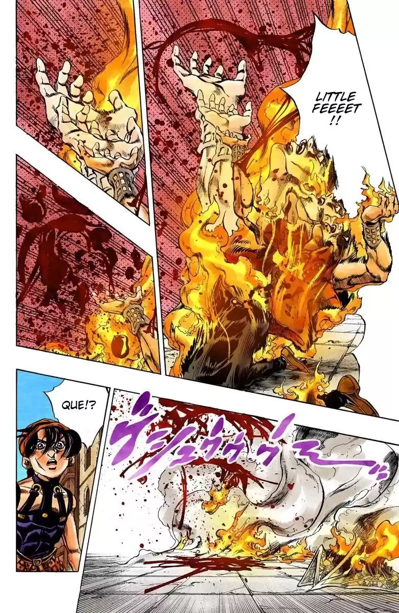 JoJo's Bizarre Adventure Parte 5: Vento Aureo Capitulo 38: El Aerosmith de Narancia, Parte 8 página 5