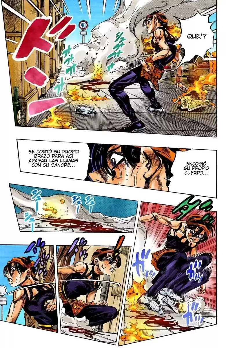 JoJo's Bizarre Adventure Parte 5: Vento Aureo Capitulo 38: El Aerosmith de Narancia, Parte 8 página 6