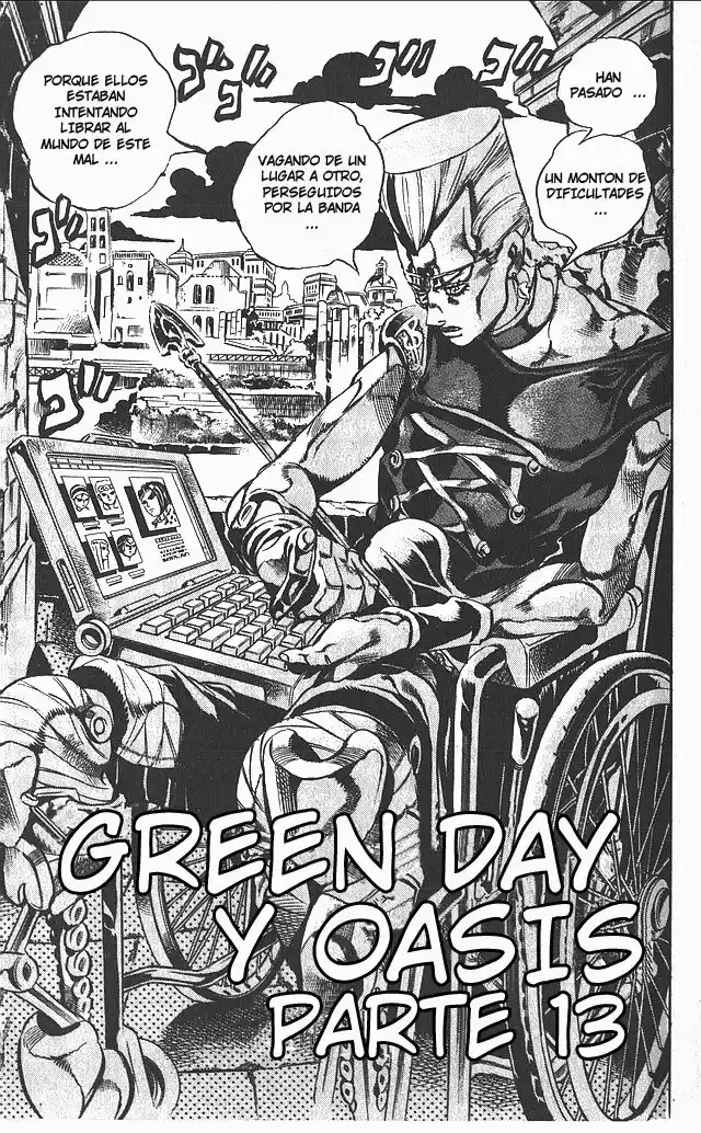 JoJo's Bizarre Adventure Parte 5: Vento Aureo Capitulo 127: "Green Day" y "Oasis", Parte 13 página 2