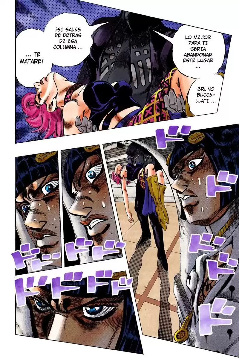 JoJo's Bizarre Adventure Parte 5: Vento Aureo Capitulo 79: El Misterio de King Crimson, Parte 1 página 11