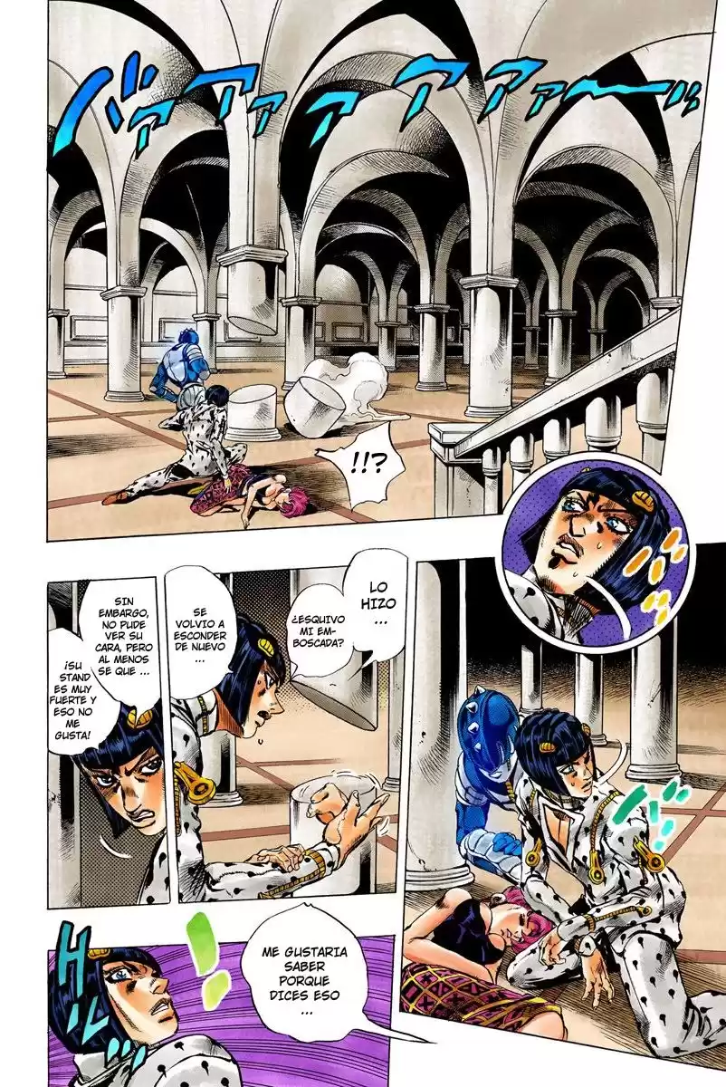 JoJo's Bizarre Adventure Parte 5: Vento Aureo Capitulo 79: El Misterio de King Crimson, Parte 1 página 14