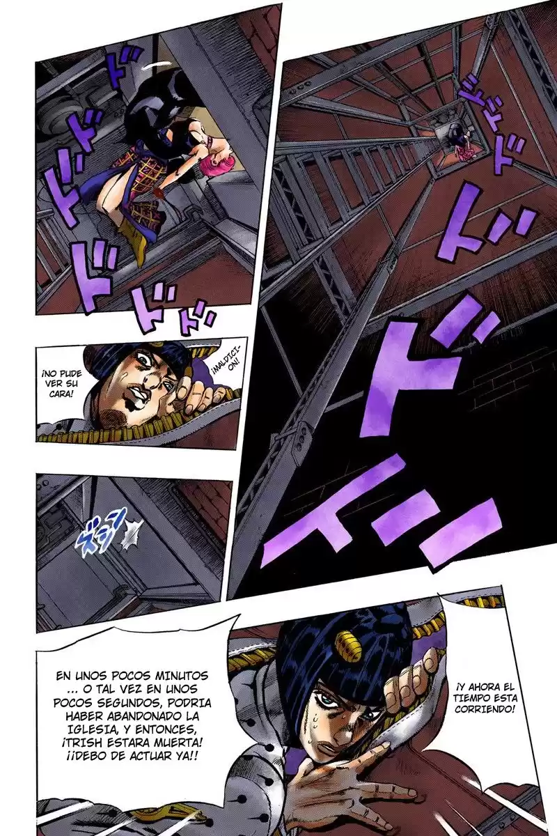 JoJo's Bizarre Adventure Parte 5: Vento Aureo Capitulo 79: El Misterio de King Crimson, Parte 1 página 3