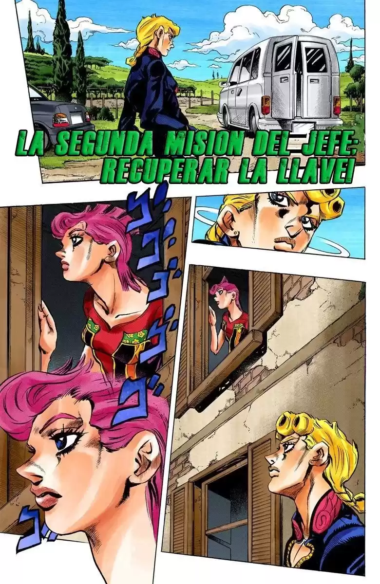 JoJo's Bizarre Adventure Parte 5: Vento Aureo Capitulo 39: La Segunda Orden del Jefe: "¡Recuperen la Llave!" página 2