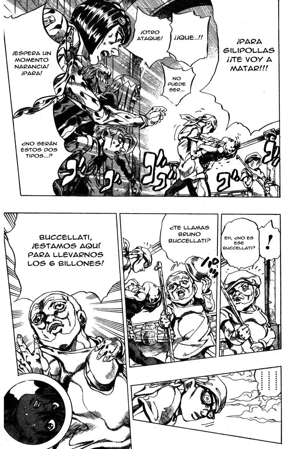 JoJo's Bizarre Adventure Parte 5: Vento Aureo Capitulo 29: El Escondite de los Seiscientos Millones de Yenes página 11