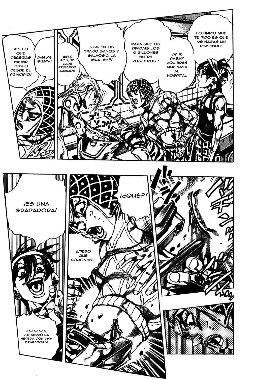 JoJo's Bizarre Adventure Parte 5: Vento Aureo Capitulo 29: El Escondite de los Seiscientos Millones de Yenes página 5