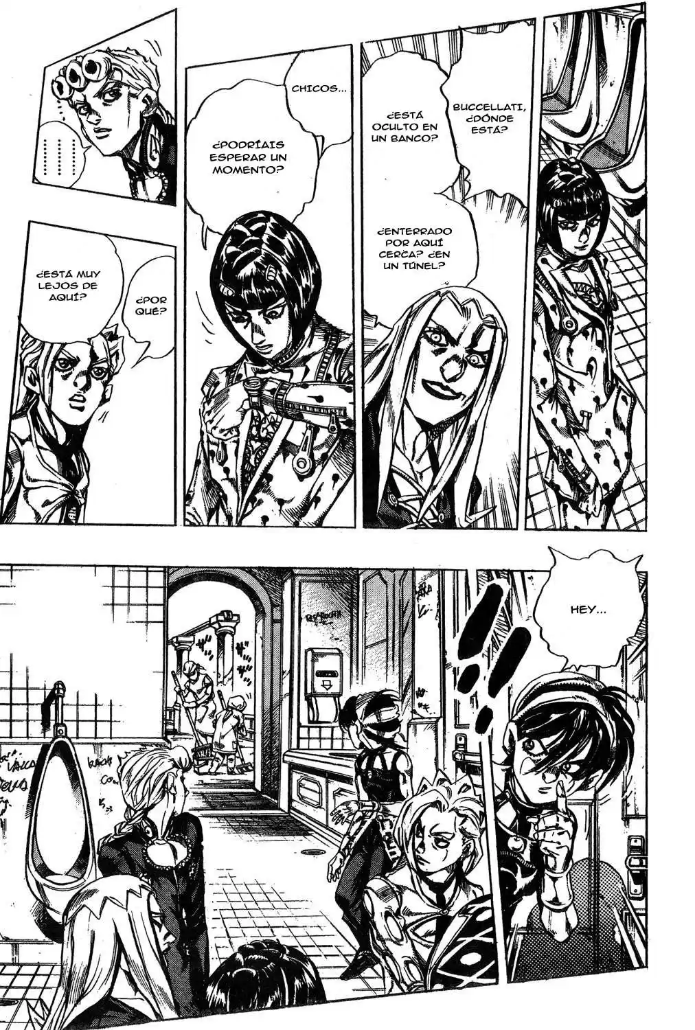 JoJo's Bizarre Adventure Parte 5: Vento Aureo Capitulo 29: El Escondite de los Seiscientos Millones de Yenes página 7