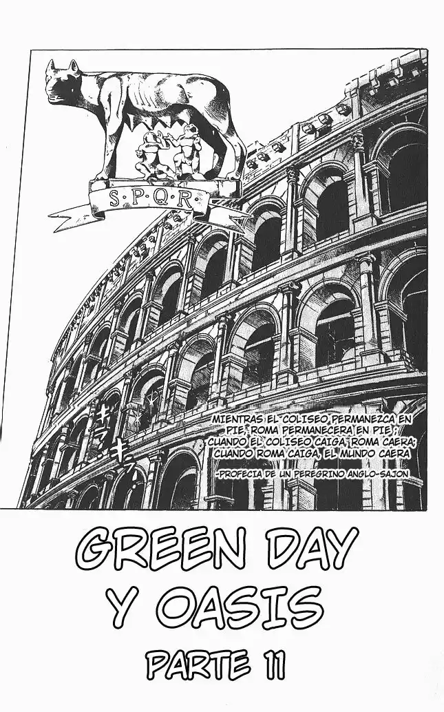 JoJo's Bizarre Adventure Parte 5: Vento Aureo Capitulo 125: "Green Day" y "Oasis", Parte 11 página 2