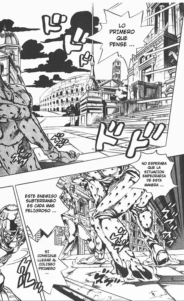 JoJo's Bizarre Adventure Parte 5: Vento Aureo Capitulo 125: "Green Day" y "Oasis", Parte 11 página 3