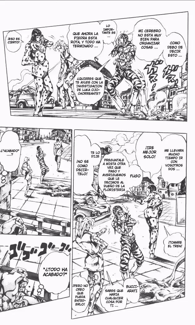 JoJo's Bizarre Adventure Parte 5: Vento Aureo Capitulo 155: Esclavos Durmientes, Parte 5 página 10