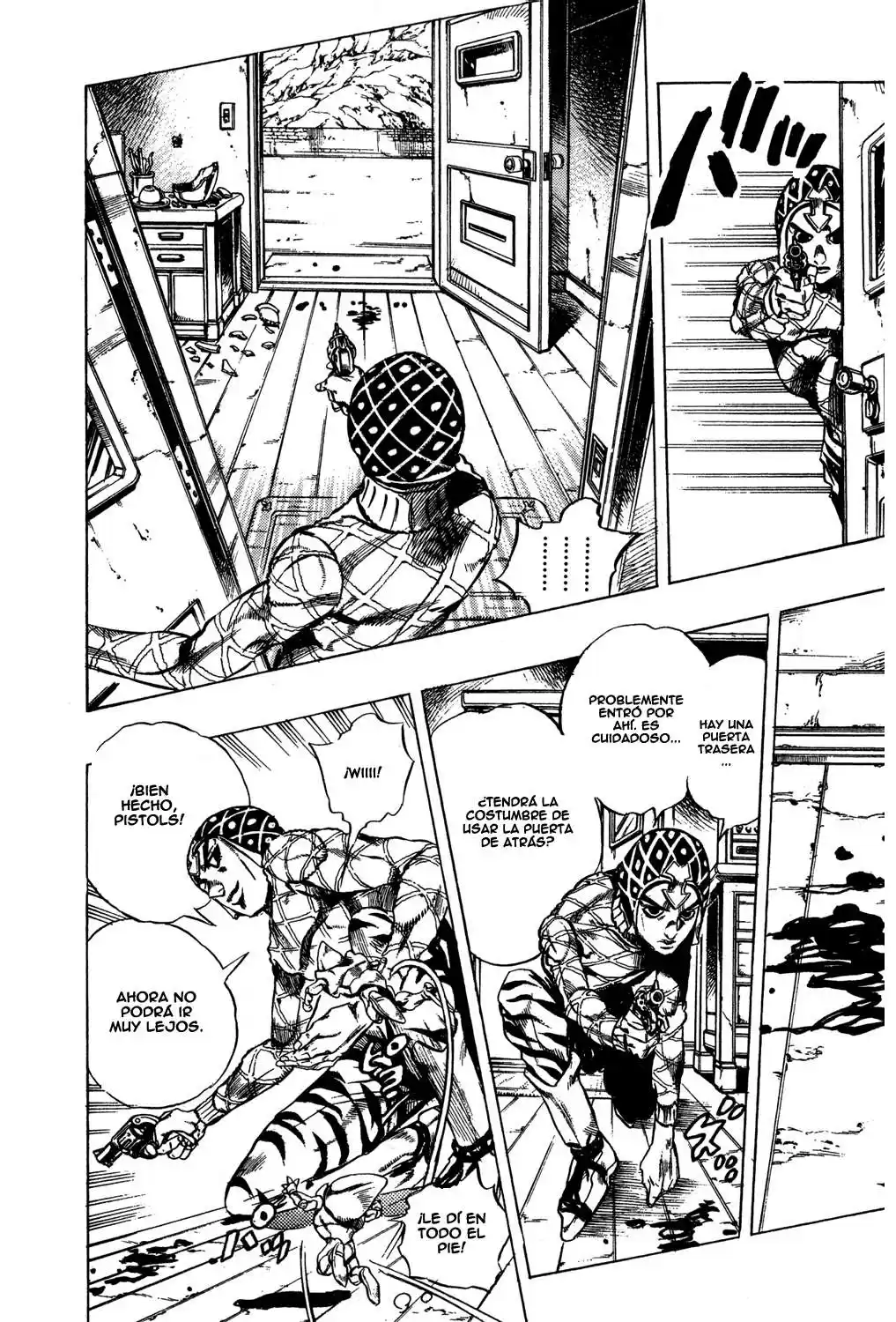 JoJo's Bizarre Adventure Parte 5: Vento Aureo Capitulo 25: Aparece Sex Pistols, Parte 3 página 13