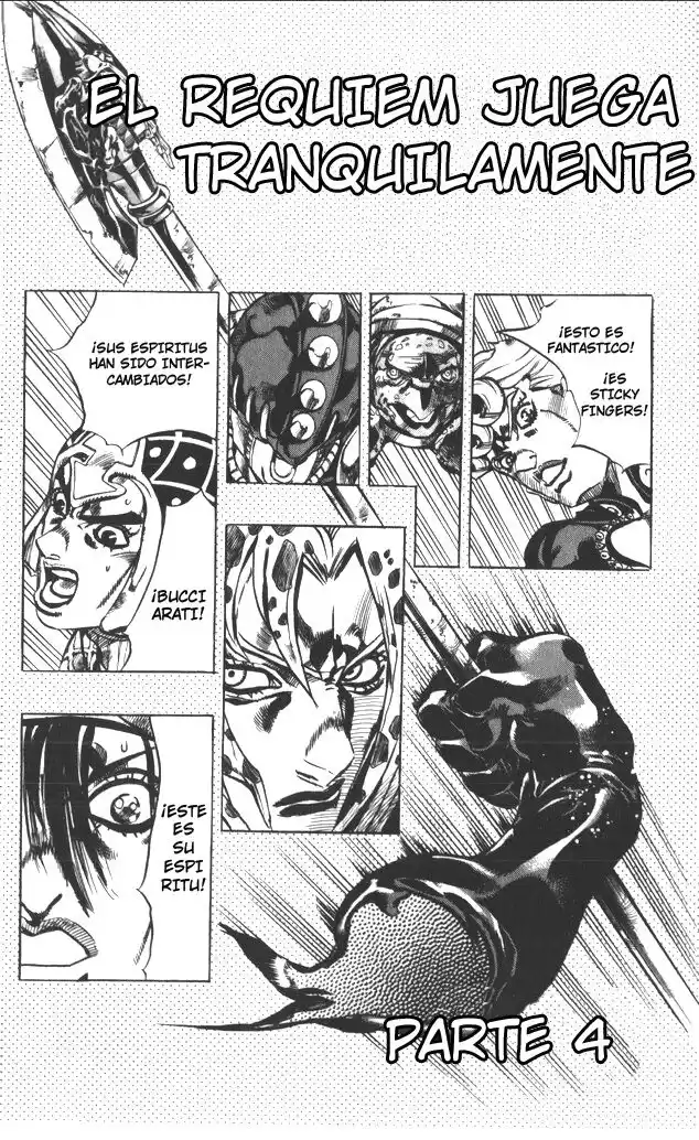 JoJo's Bizarre Adventure Parte 5: Vento Aureo Capitulo 136: El Réquiem Suena en Silencio, Parte 4 página 2