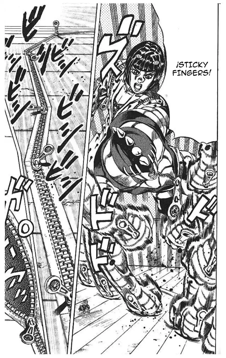 JoJo's Bizarre Adventure Parte 5: Vento Aureo Capitulo 20: El Misterio de Soft Machine, Parte 2 página 9