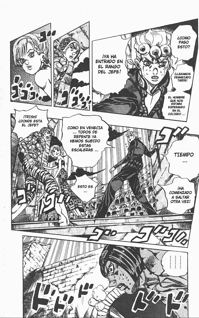 JoJo's Bizarre Adventure Parte 5: Vento Aureo Capitulo 131: Su Nombre es Diavolo, Parte 2 página 5