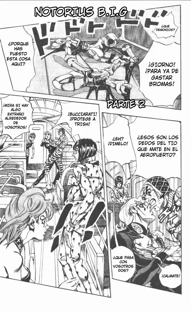 JoJo's Bizarre Adventure Parte 5: Vento Aureo Capitulo 95: Notorious B.I.G, Parte 2 página 2