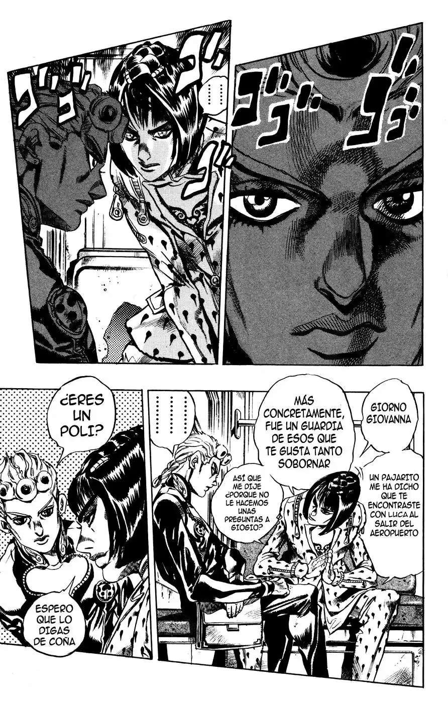 JoJo's Bizarre Adventure Parte 5: Vento Aureo Capitulo 4: La Llegada de Bucciarati, Parte 1 página 14