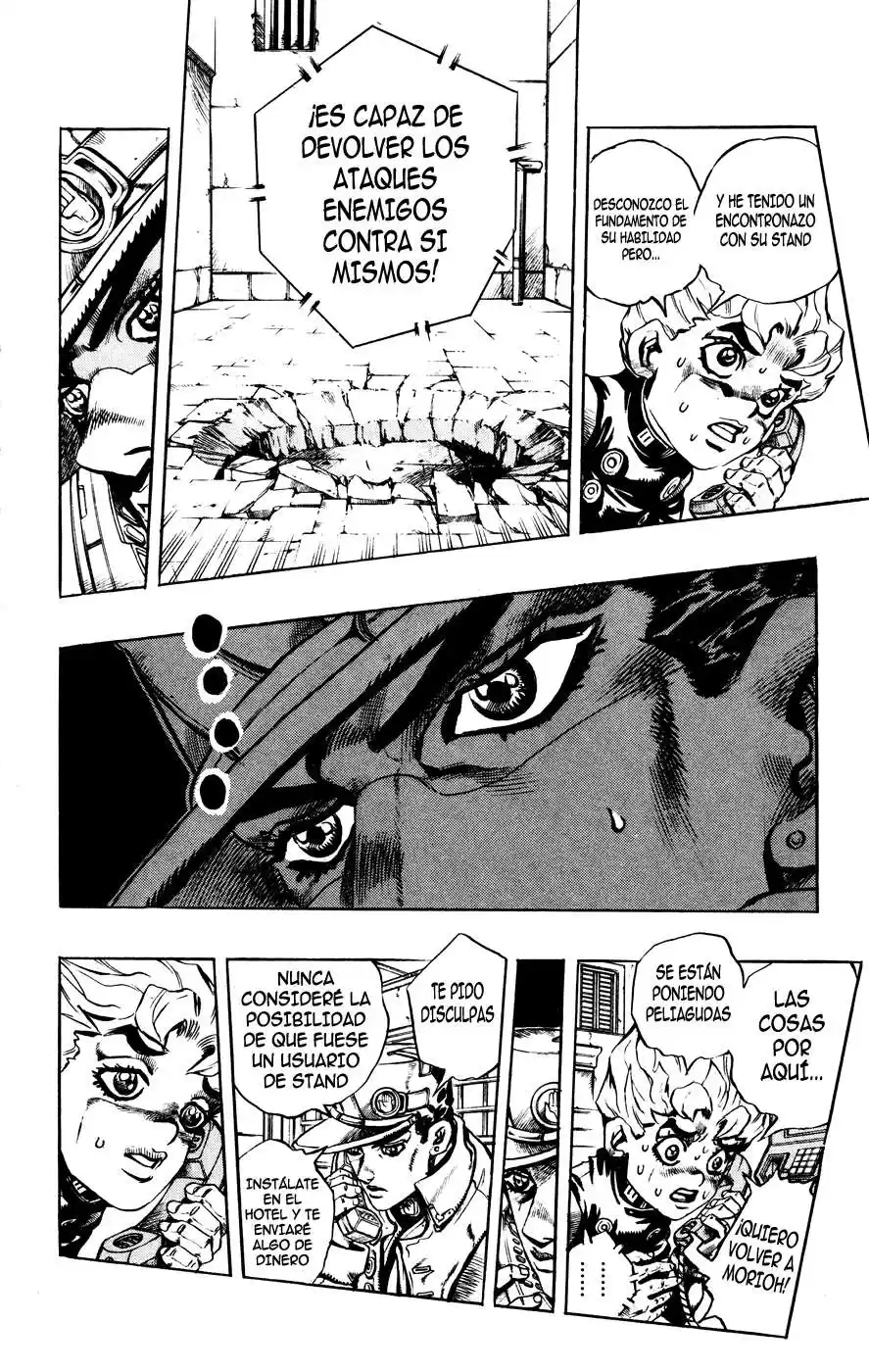 JoJo's Bizarre Adventure Parte 5: Vento Aureo Capitulo 4: La Llegada de Bucciarati, Parte 1 página 5