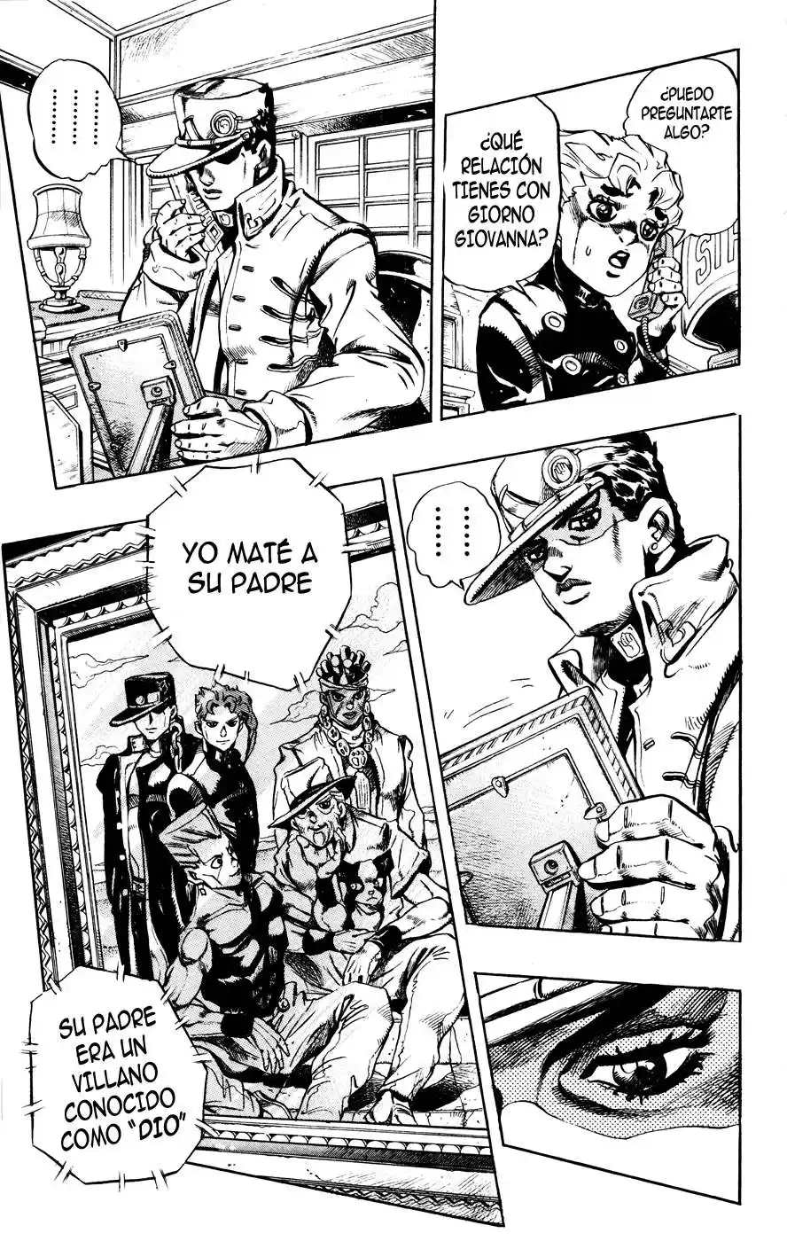 JoJo's Bizarre Adventure Parte 5: Vento Aureo Capitulo 4: La Llegada de Bucciarati, Parte 1 página 6