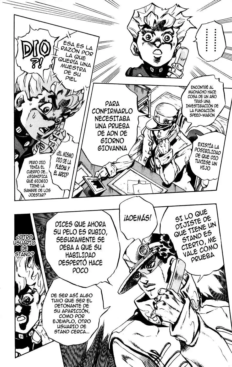 JoJo's Bizarre Adventure Parte 5: Vento Aureo Capitulo 4: La Llegada de Bucciarati, Parte 1 página 7