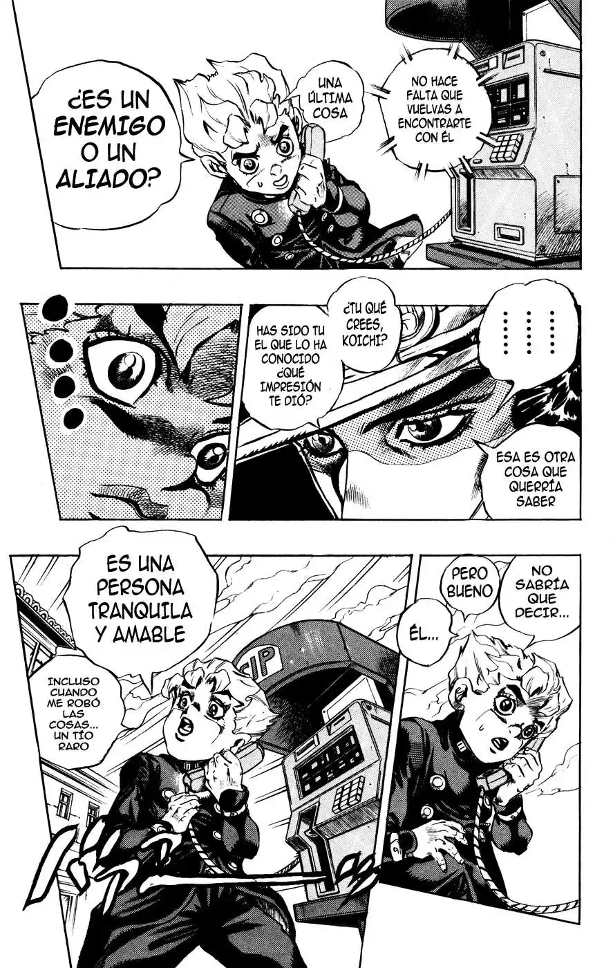 JoJo's Bizarre Adventure Parte 5: Vento Aureo Capitulo 4: La Llegada de Bucciarati, Parte 1 página 8