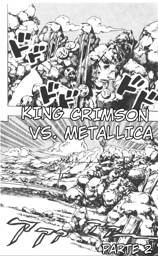 JoJo's Bizarre Adventure Parte 5: Vento Aureo Capitulo 106: King Crimson vs. Metallica, Parte 2 página 3