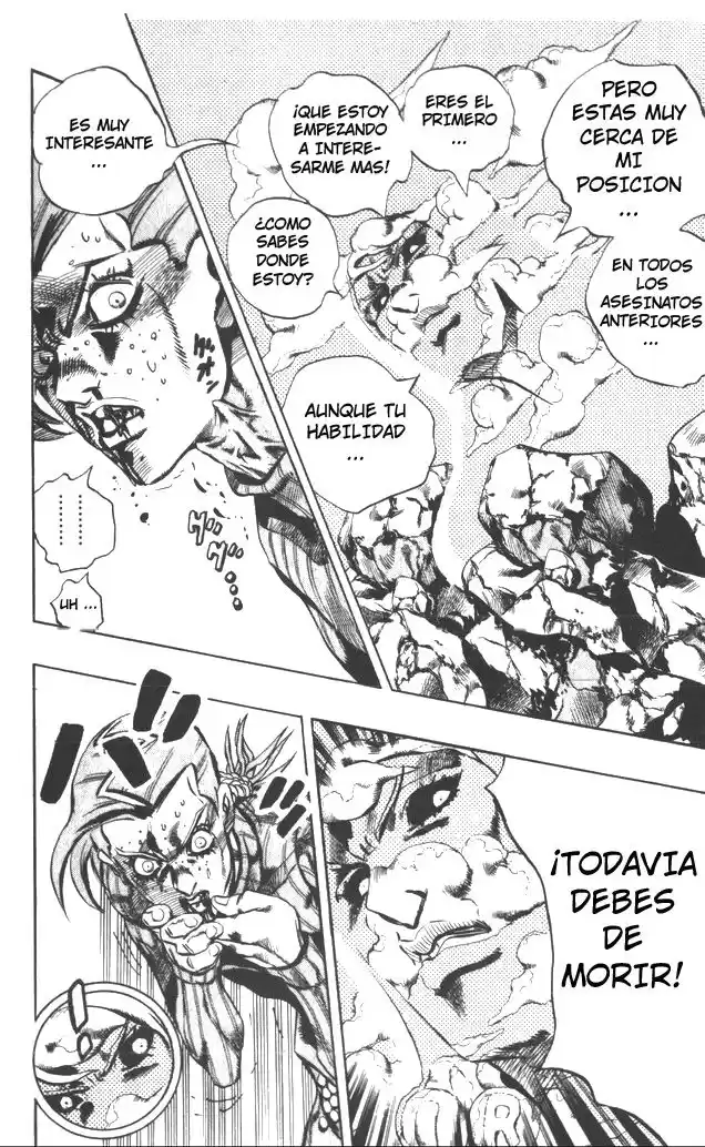 JoJo's Bizarre Adventure Parte 5: Vento Aureo Capitulo 106: King Crimson vs. Metallica, Parte 2 página 7