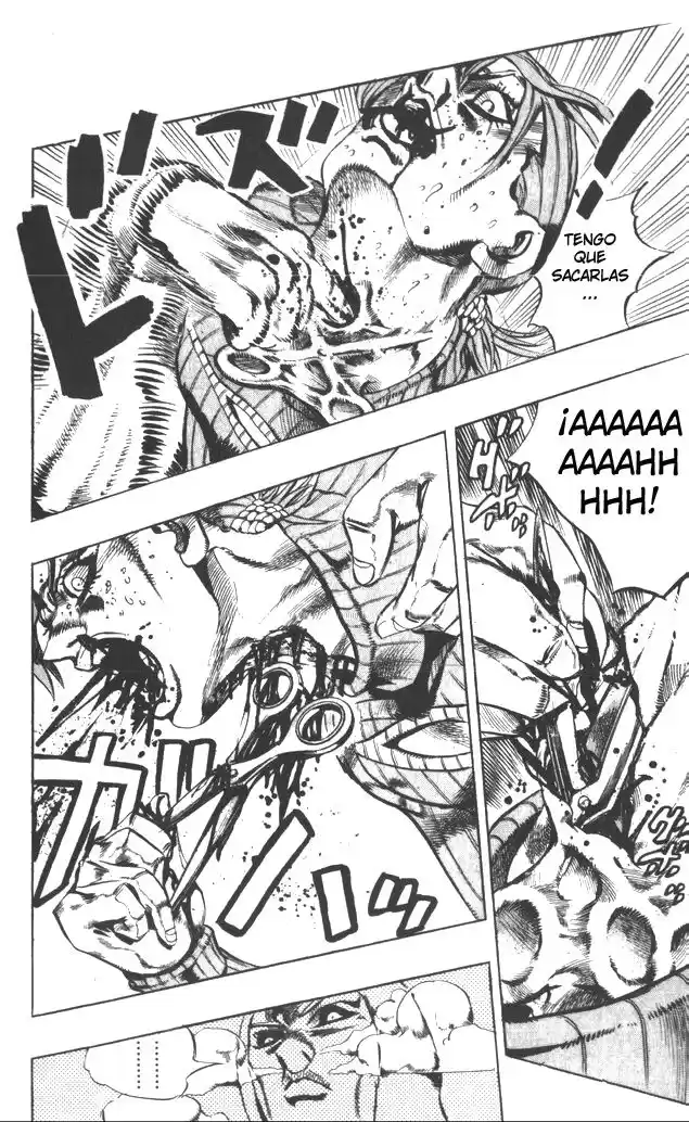 JoJo's Bizarre Adventure Parte 5: Vento Aureo Capitulo 106: King Crimson vs. Metallica, Parte 2 página 9