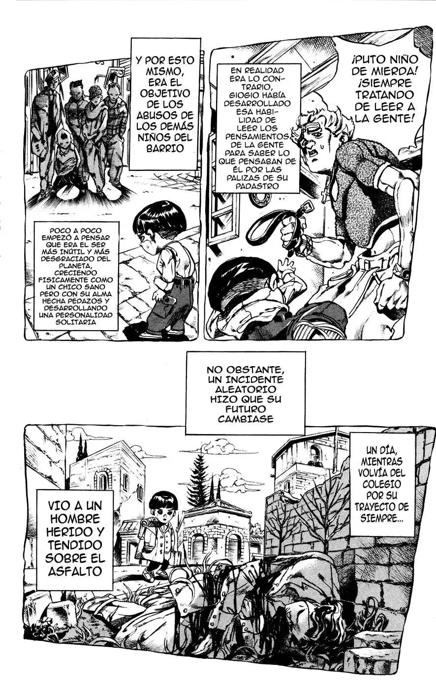 JoJo's Bizarre Adventure Parte 5: Vento Aureo Capitulo 5: La Llegada de Bucciarati, Parte 2 página 5