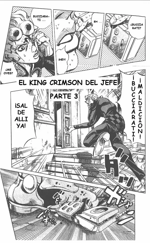 JoJo's Bizarre Adventure Parte 5: Vento Aureo Capitulo 81: El Misterio de King Crimson, Parte 3 página 2