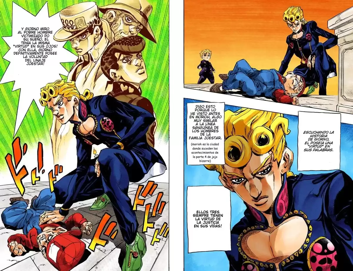 JoJo's Bizarre Adventure Parte 5: Vento Aureo Capitulo 16: Uniéndose a la Pandilla, Parte 6 página 4