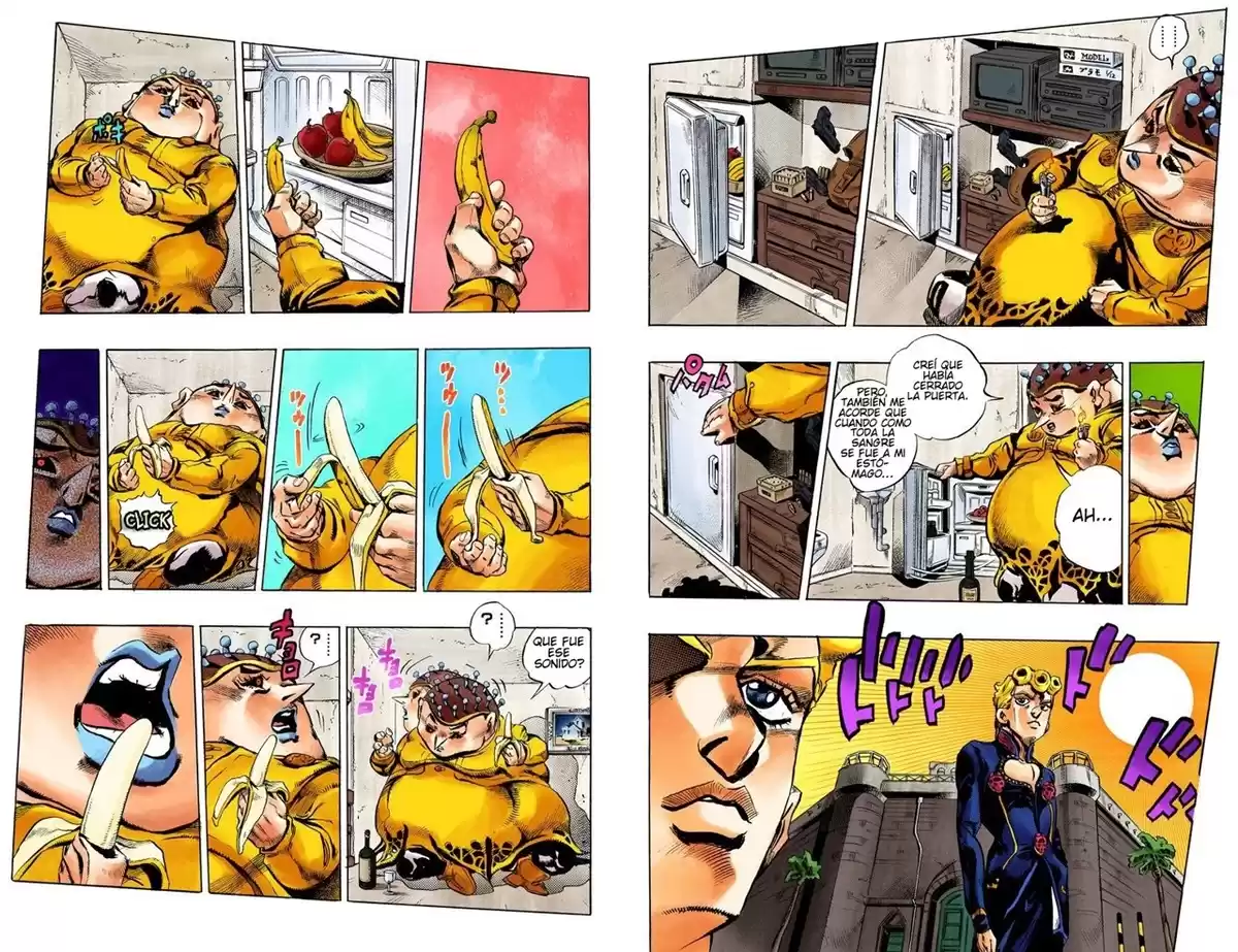 JoJo's Bizarre Adventure Parte 5: Vento Aureo Capitulo 16: Uniéndose a la Pandilla, Parte 6 página 9