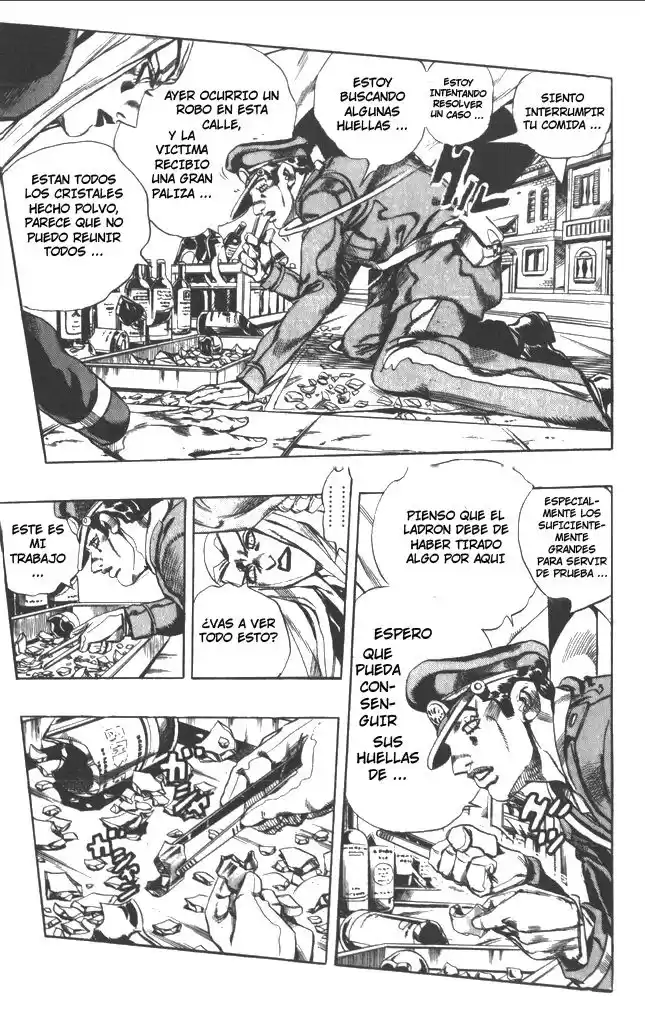 JoJo's Bizarre Adventure Parte 5: Vento Aureo Capitulo 111: Bajo un Cielo a Punto de Caer página 4