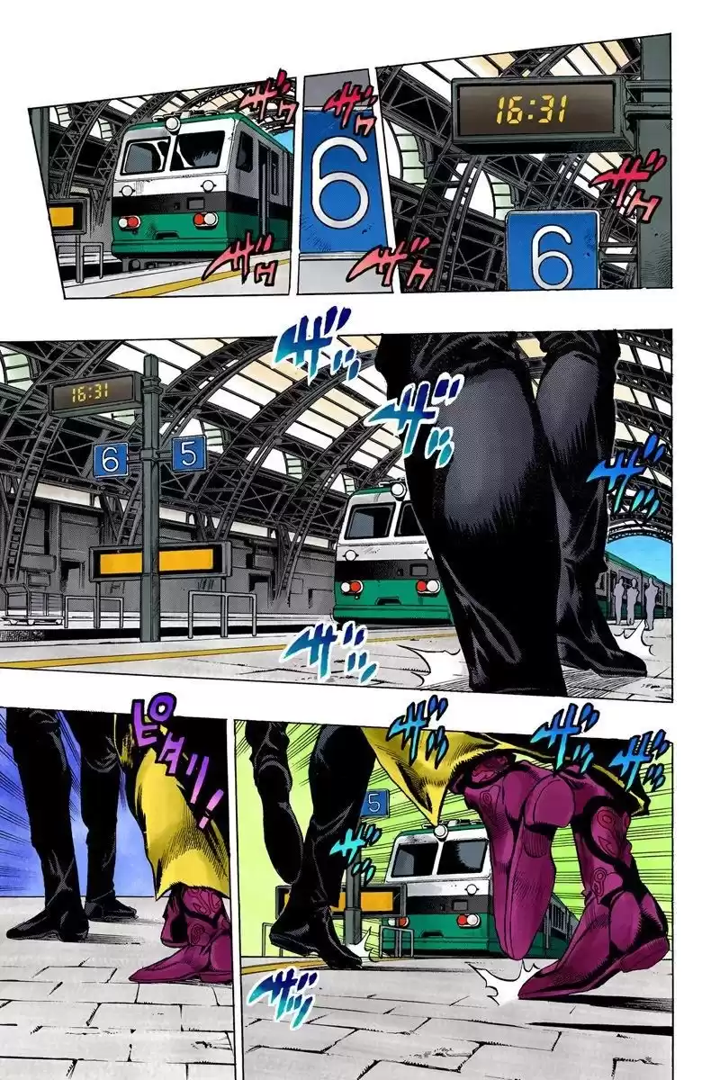 JoJo's Bizarre Adventure Parte 5: Vento Aureo Capitulo 47: Tren Expreso a Florencia, Parte 1 página 10