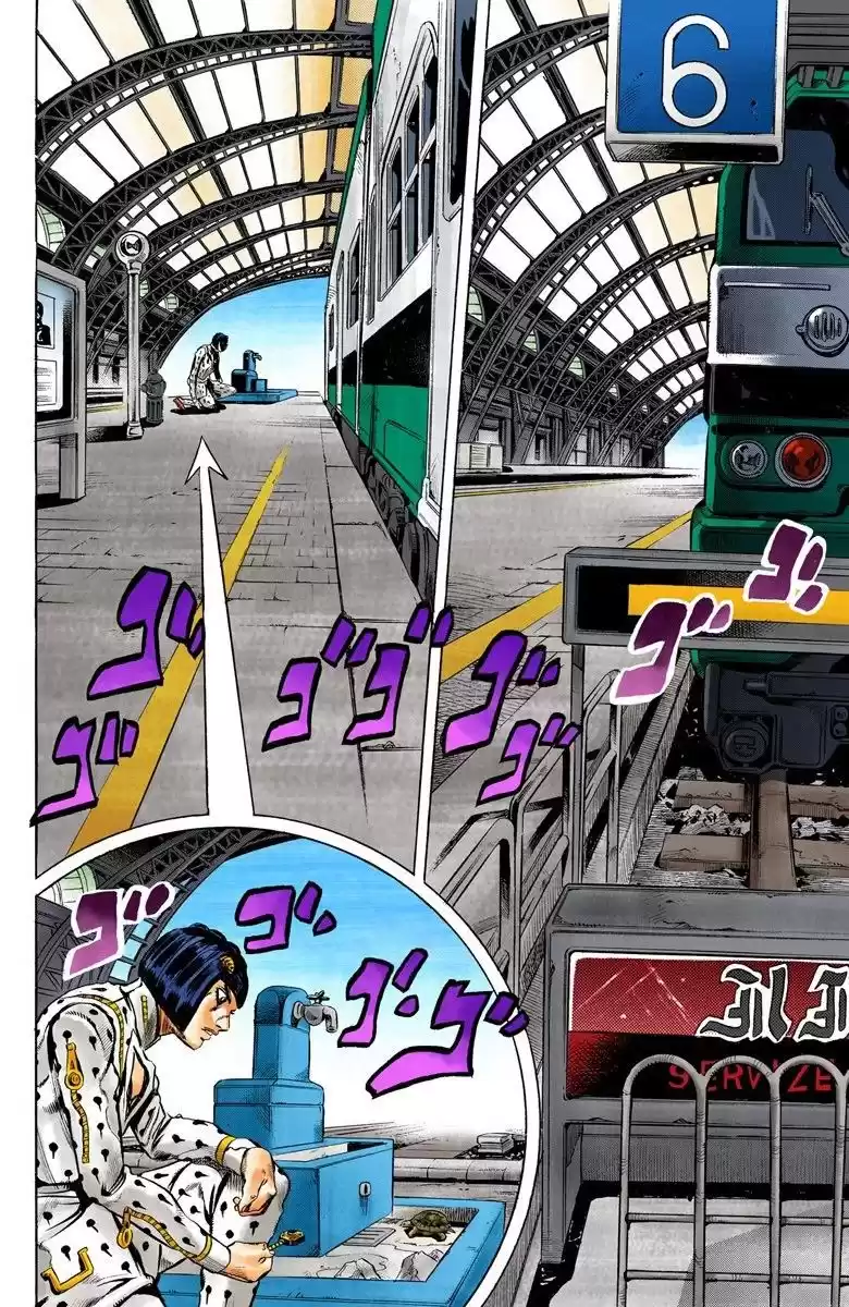 JoJo's Bizarre Adventure Parte 5: Vento Aureo Capitulo 47: Tren Expreso a Florencia, Parte 1 página 11