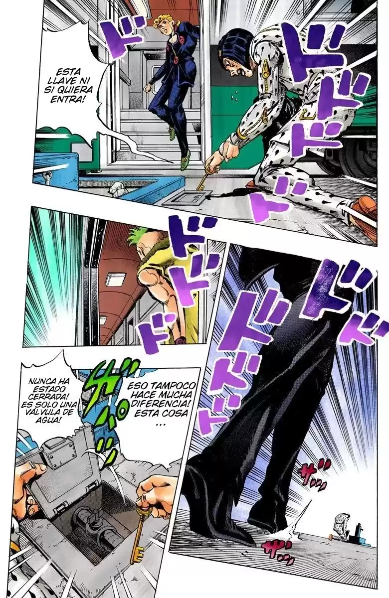 JoJo's Bizarre Adventure Parte 5: Vento Aureo Capitulo 47: Tren Expreso a Florencia, Parte 1 página 16