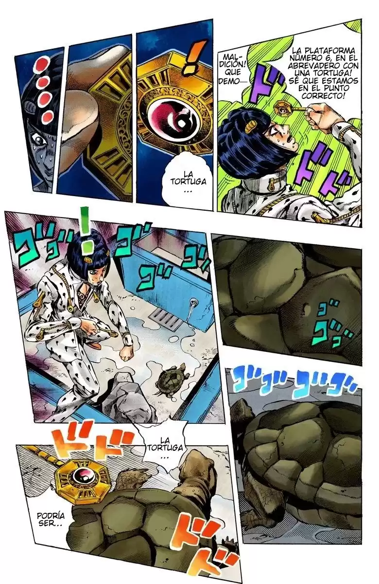 JoJo's Bizarre Adventure Parte 5: Vento Aureo Capitulo 47: Tren Expreso a Florencia, Parte 1 página 18