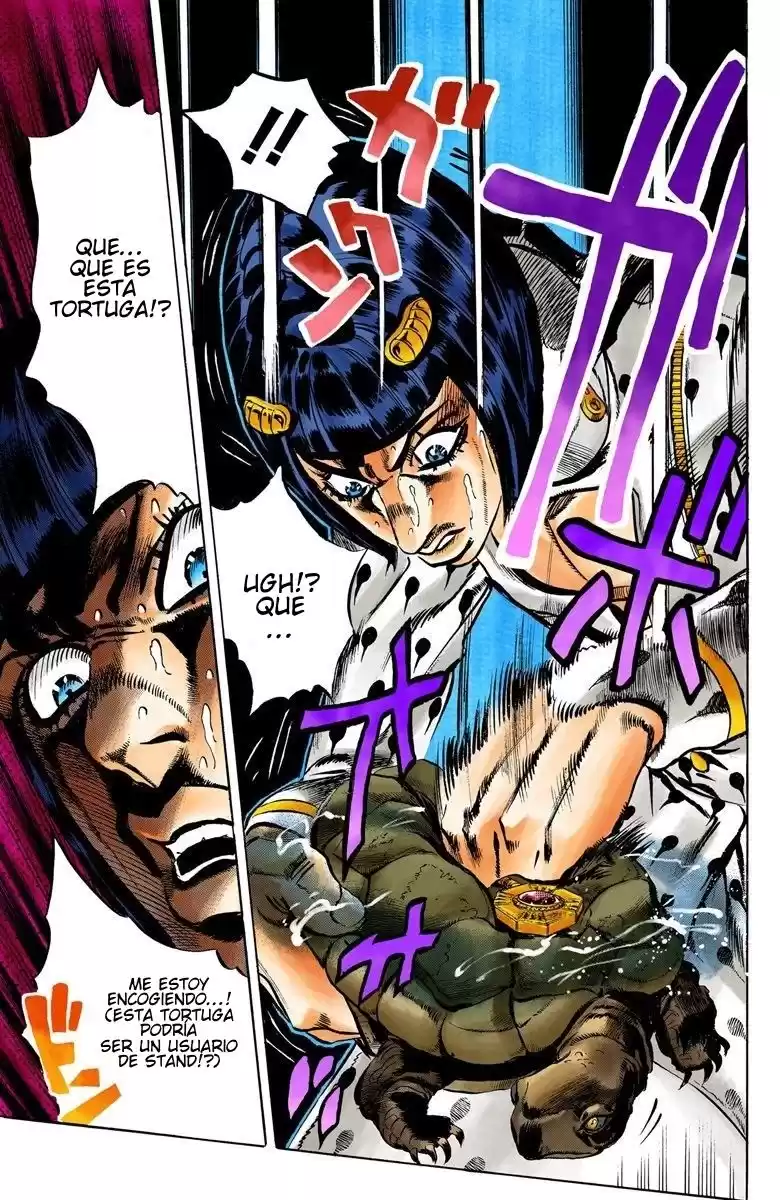 JoJo's Bizarre Adventure Parte 5: Vento Aureo Capitulo 47: Tren Expreso a Florencia, Parte 1 página 20