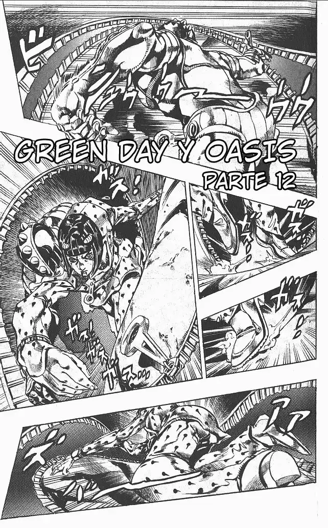 JoJo's Bizarre Adventure Parte 5: Vento Aureo Capitulo 126: "Green Day" y "Oasis", Parte 12 página 2