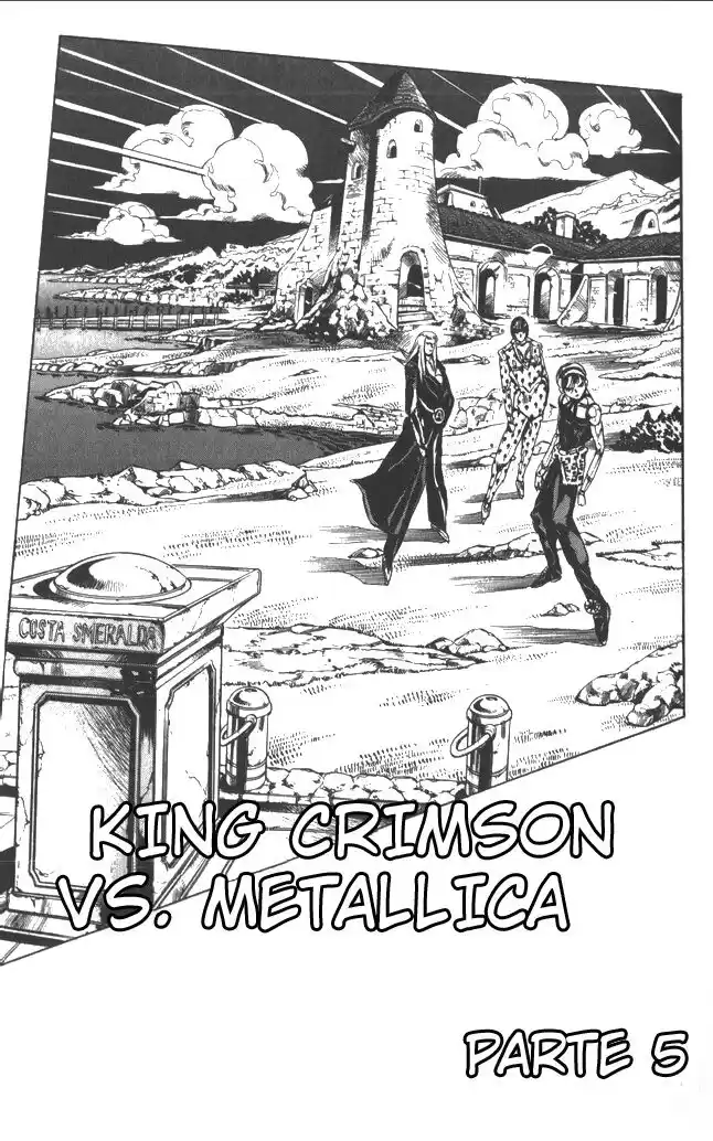 JoJo's Bizarre Adventure Parte 5: Vento Aureo Capitulo 109: King Crimson vs. Metallica, Parte 5 página 2