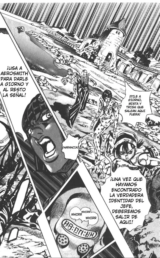 JoJo's Bizarre Adventure Parte 5: Vento Aureo Capitulo 109: King Crimson vs. Metallica, Parte 5 página 5