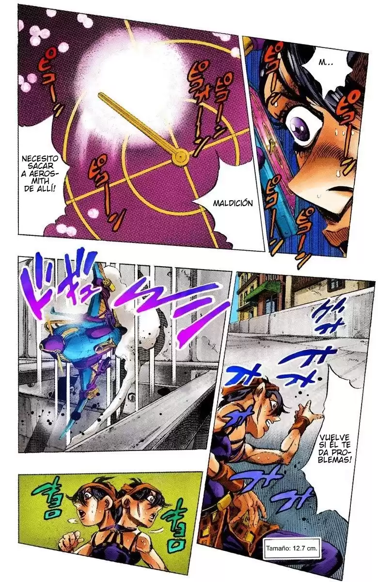 JoJo's Bizarre Adventure Parte 5: Vento Aureo Capitulo 36: El Aerosmith de Narancia, Parte 6 página 4