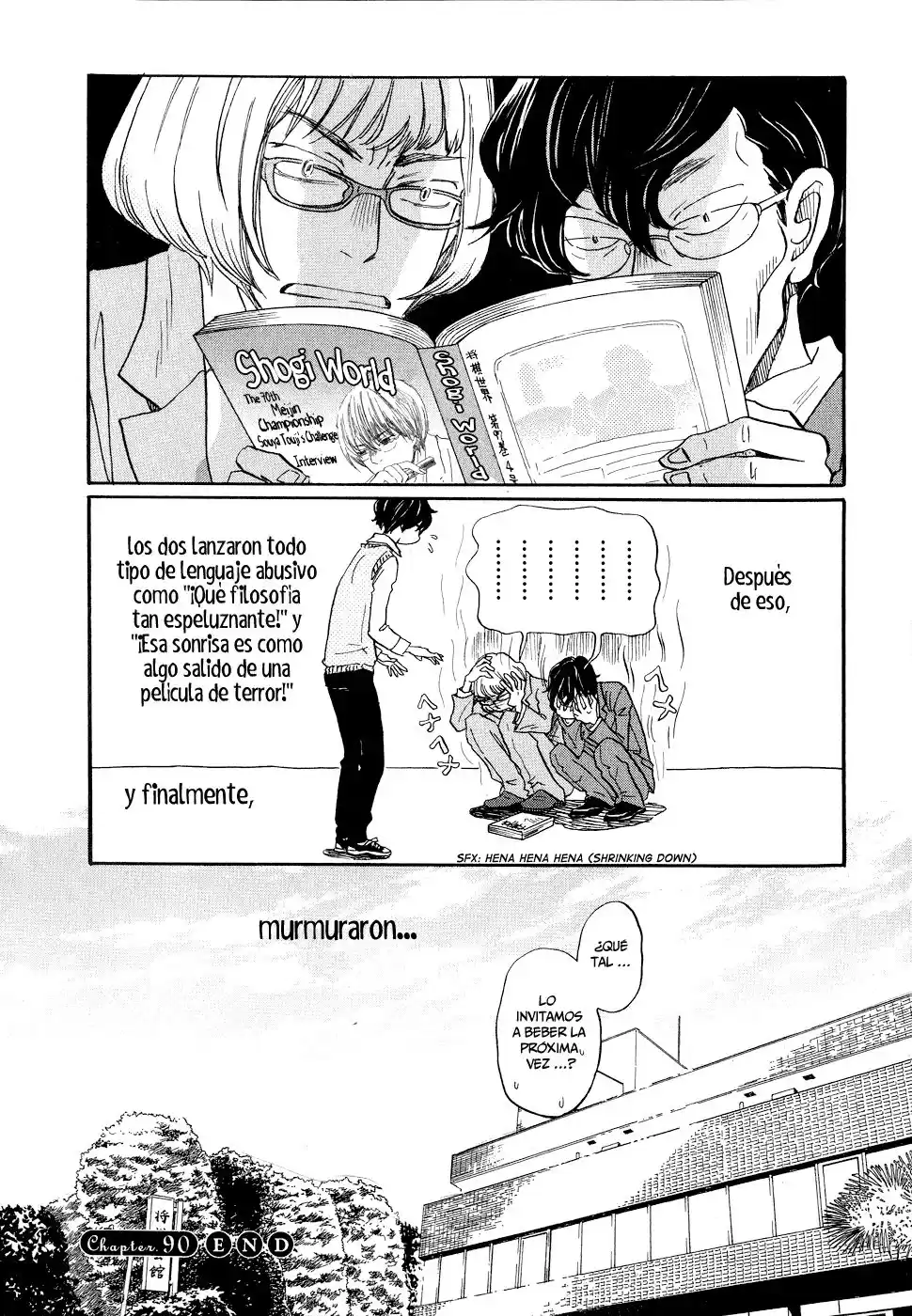 3-gatsu no Lion Capitulo 90: El hombre llamado la Parca página 17