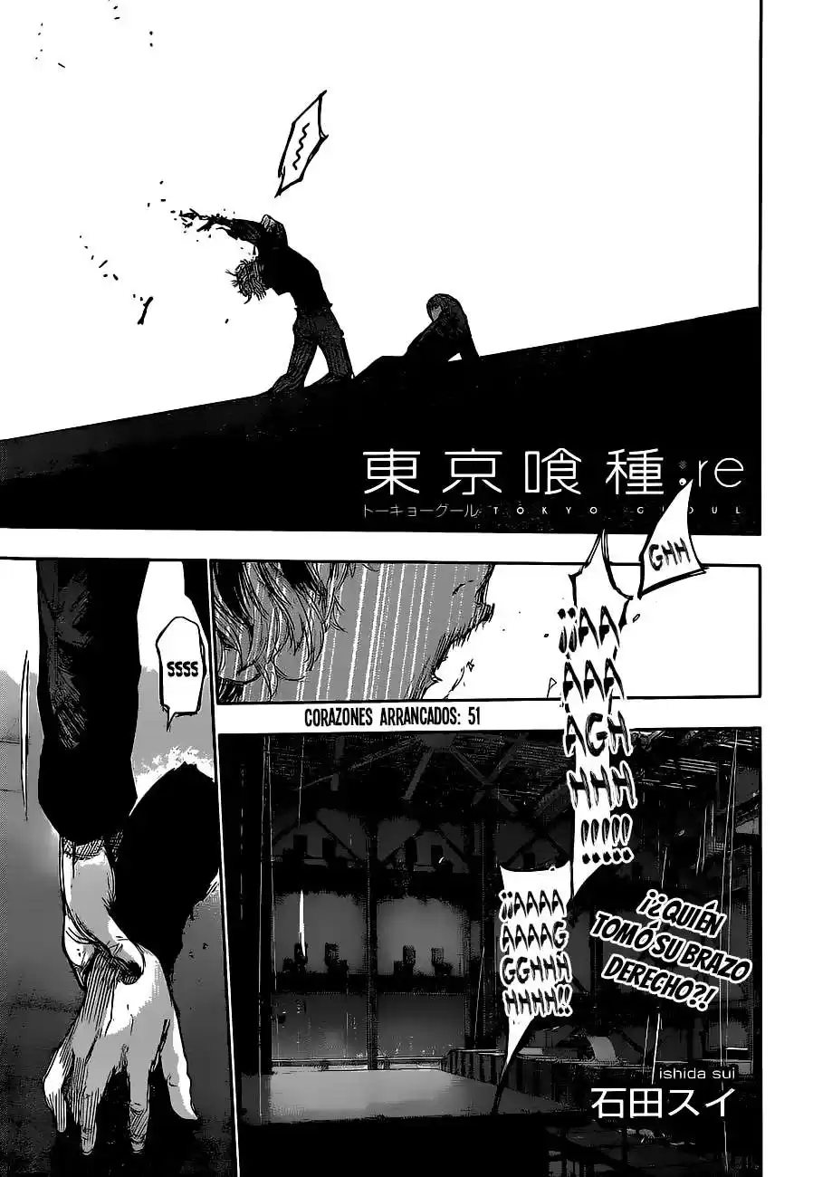 Tokyo Ghoul:re Capitulo 51: Corazones Arrancados página 3