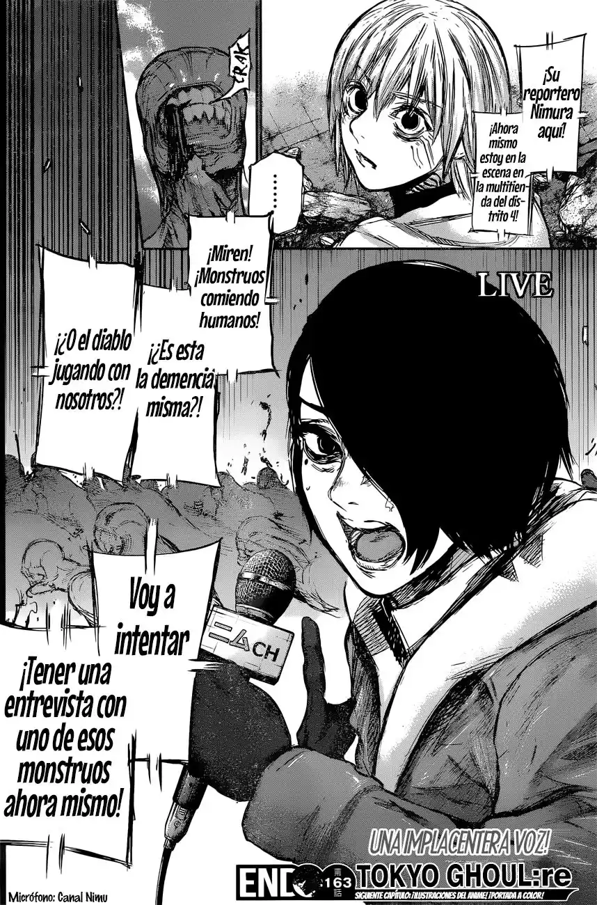 Tokyo Ghoul:re Capitulo 163: Sosteniendo una granada página 19