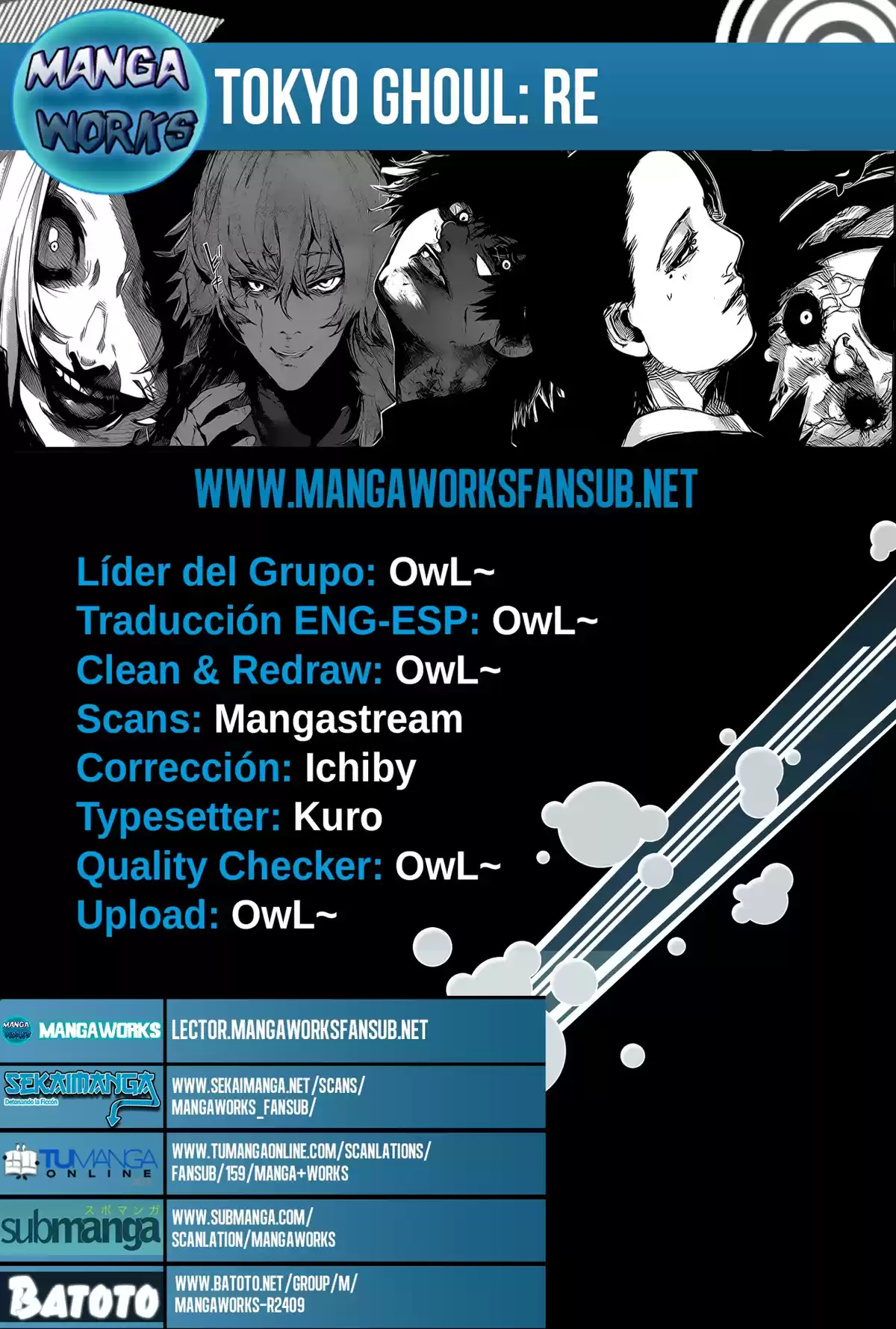 Tokyo Ghoul:re Capitulo 66 página 1