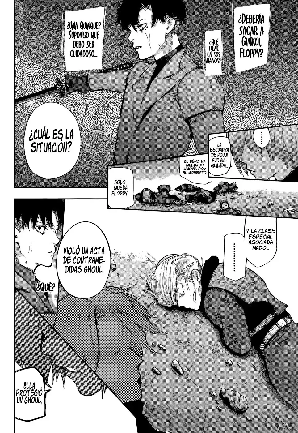 Tokyo Ghoul:re Capitulo 96: Sangre Coagulada página 3