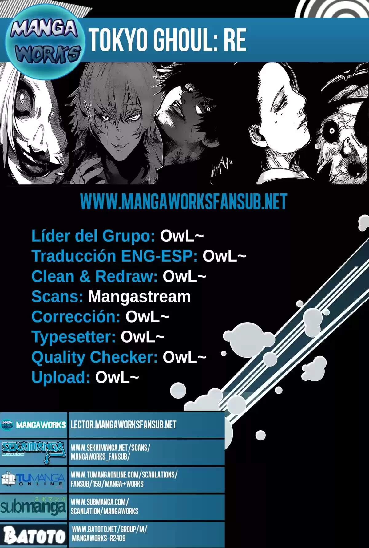 Tokyo Ghoul:re Capitulo 73: Flor página 1