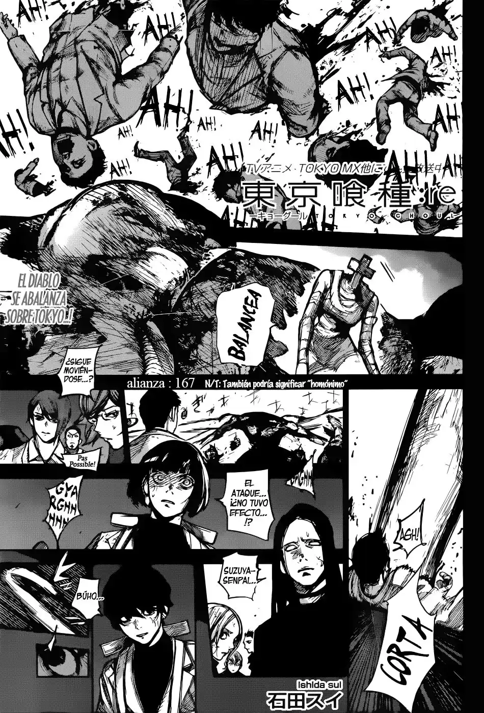 Tokyo Ghoul:re Capitulo 167: Alianza página 2