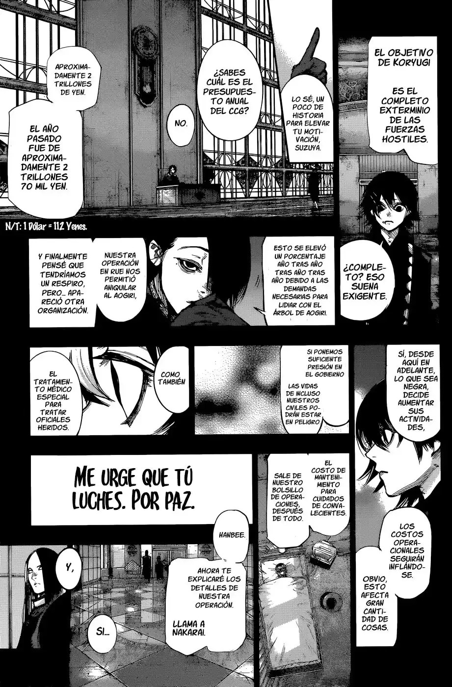 Tokyo Ghoul:re Capitulo 143: Editado por OwlMangaworks página 6