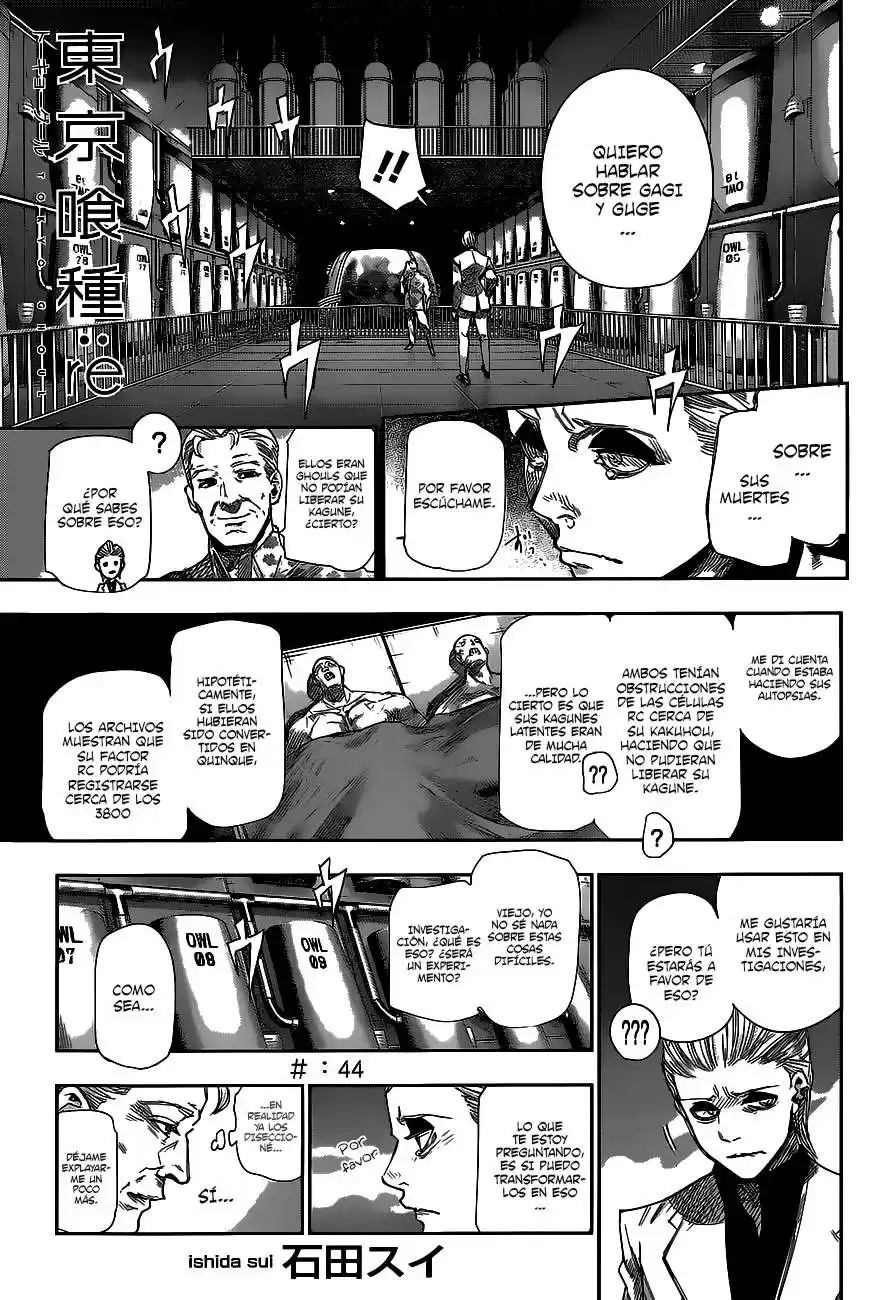 Tokyo Ghoul:re Capitulo 44: # página 3